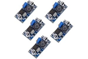 Yizhet 5 Pack Buck Converter, DC to DC, High Efficiency Voltage Regulator, 3.0-40V to 1.5-35V, Adjustable Power Supply Module