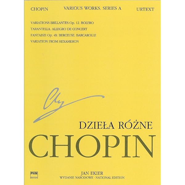 Various Compositions for Piano: Chopin National Edition Volume