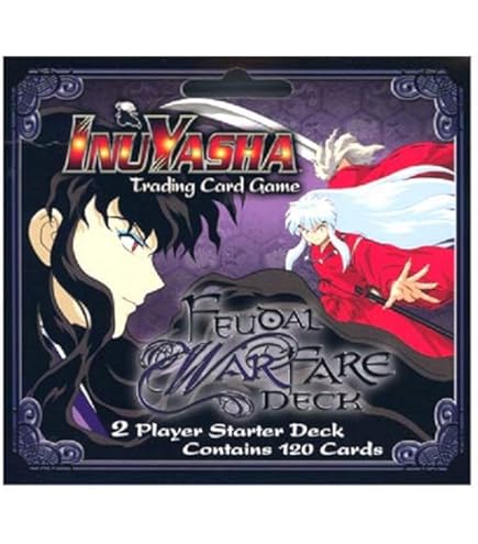 Amazon.com: InuYasha Feudal 2 Player Starter Deck NEW Score Trading Card  Game TCG CCG .HN#GG_634T6344 G134548TY56070 : Toys & Games