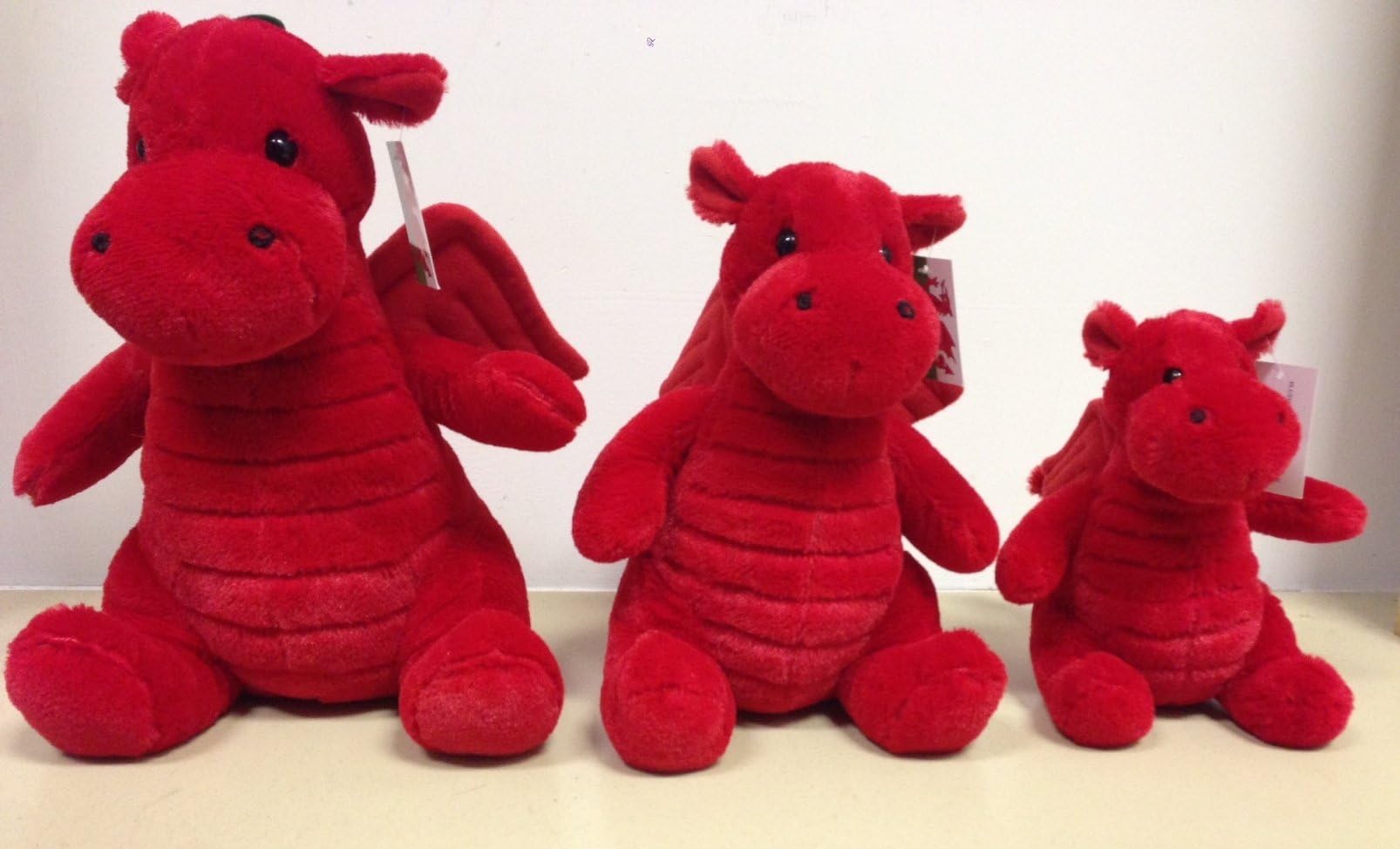 Small Plush Welsh Dragon Souvenir Soft Toy