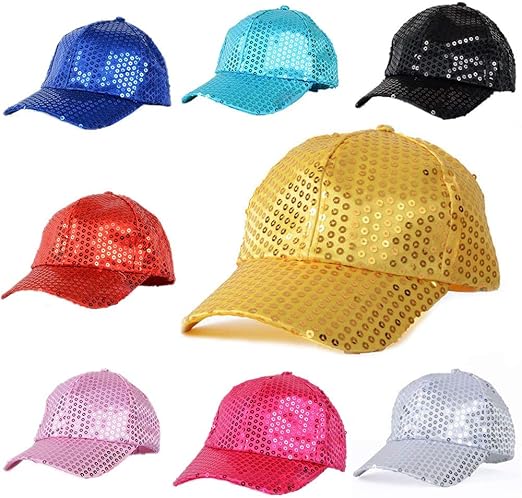 gorras con brillos para mujer