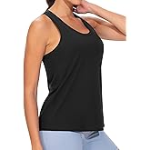 THE GYM PEOPLE Women's Racerback Workout Tanks Tops Sleeveless Running Athletic Yoga Shirts
