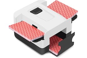 Bsenhe Automatic Card Shuffler, 1-2 Decks Card shuffler Machine Portable Rechargeable Compatible with Phase 10, Skip-Bo, Skyjo for Home Party Card Games