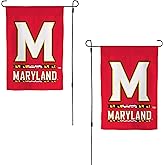 Desert Cactus University of Maryland UM Garden Flag – 19 x 12 inch Maryland Terrapins Banner, For Outdoor Display and Events (Design H)