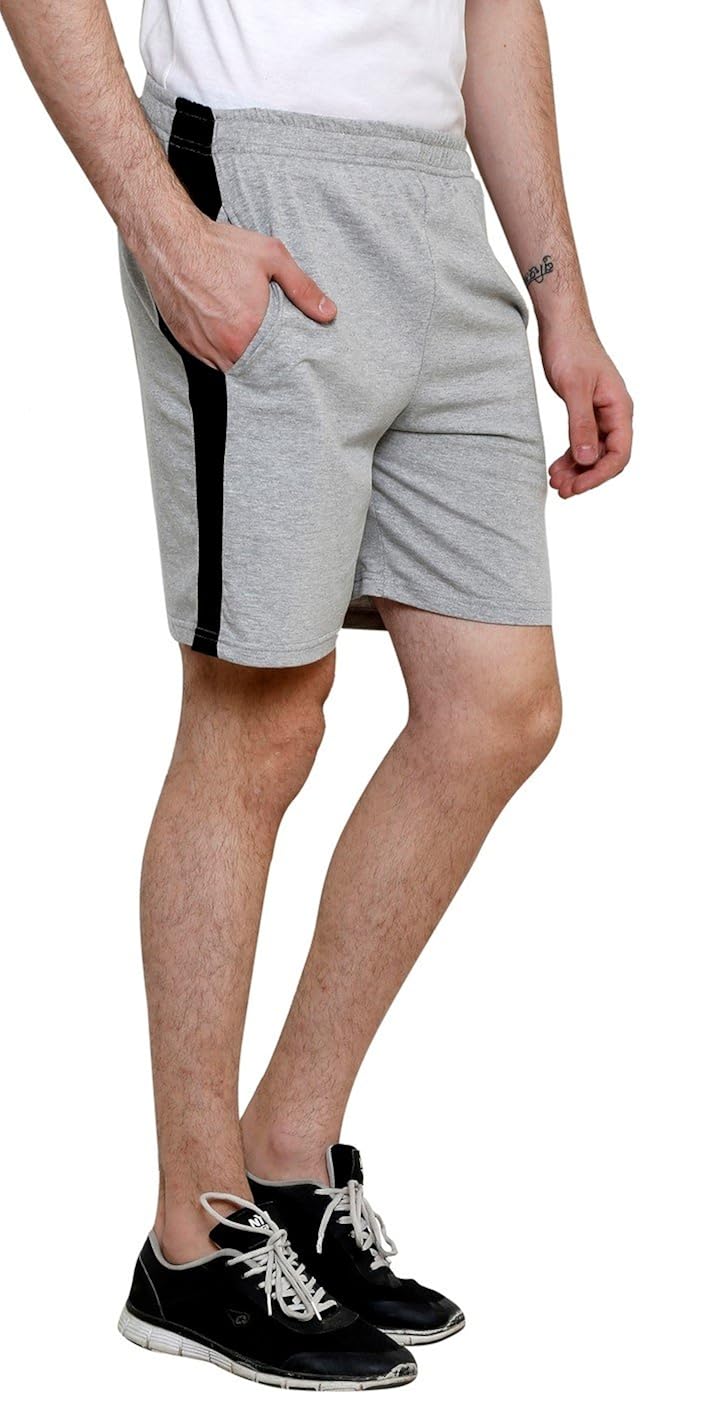 syda men's cotton shorts + grey