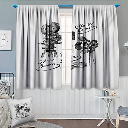 Amazon Com Chaneyhouse Movie Theater Room Darkening Curtains