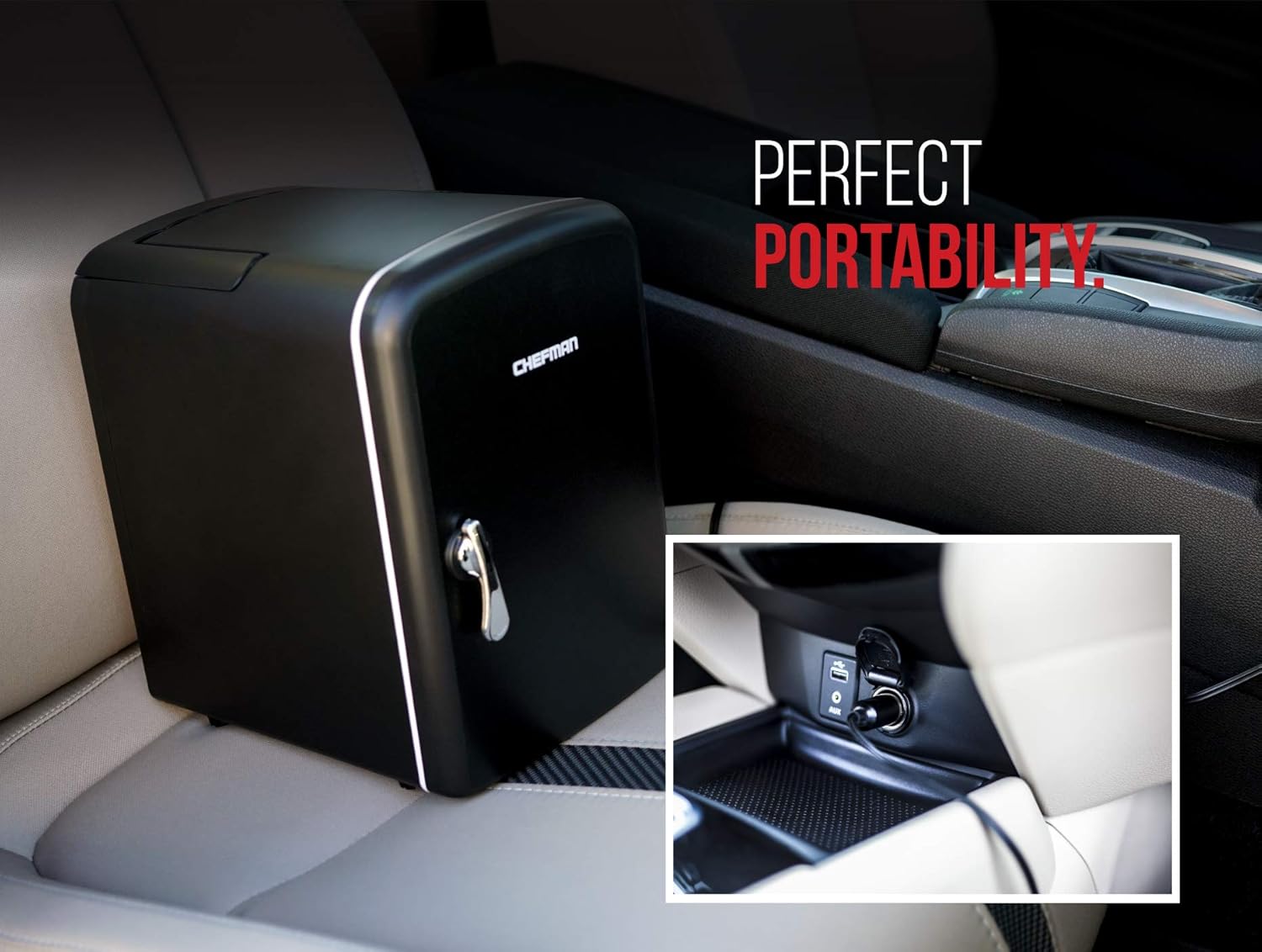 chefman mini portable eraser board personal fridge