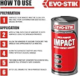 Evo-Stik Impact Adhesive 750ml Tin Multipurpose High Strength Glue view 6