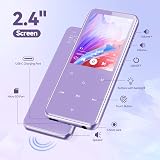 AGPTEK Purple MP3 Player with Bluetooth 5.3 64GB Expandable up to 128GB view 6