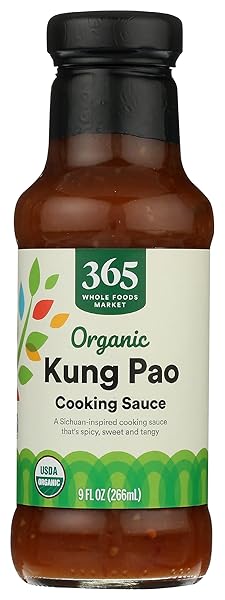 365 BY WHOLE FOODS MARKET, ORGANIC KUNG PAO COOKING SAUCE, 9 FL OZ