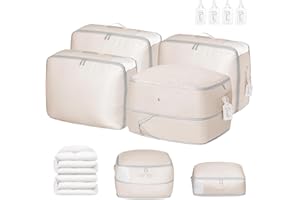 DIMJ Comforter Storage Bag 4 Pack - Blanket Storage Organizer Compression Bags, Large Capacity Ultra Space Saving Self Compression Organize for Bedding, Pillow, Duvet, Sheet Storage with Zipper Window