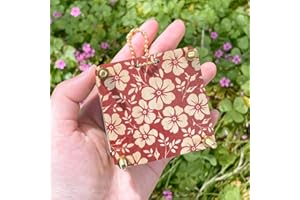 Happinit Pocket Flower Press, Small Flowers Press Kit, Micro Flower Pressing, Mini Plant Preservation Kit for Arts and Crafts Lovers (Gold)