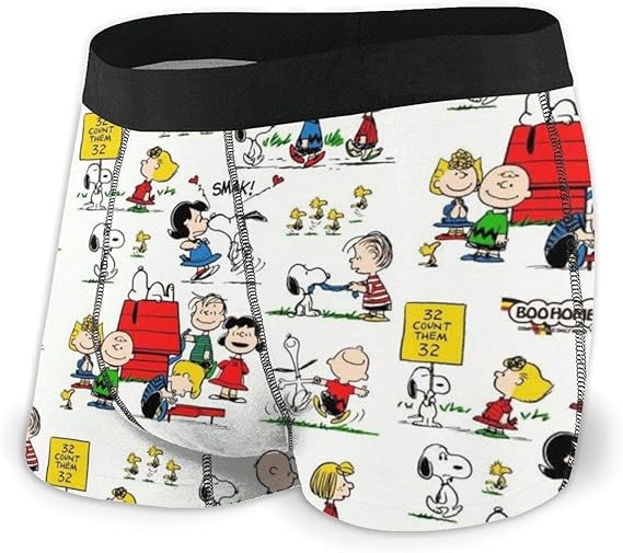 Amazon Co Jp ボクサーパンツ Snoopy スヌーピー メンズ 下着 男性用 パンツ ブリーフ 四角 ボクサーブリーフ 水泳パンツ 立体構造 漫画のプリント 通気性 抗菌性 速乾性 ストレッチ 快適 服 ファッション小物