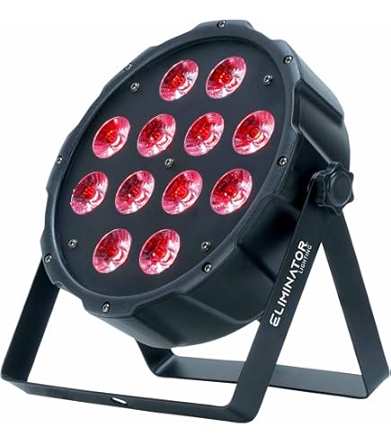 Eliminator Lighting Mega Flat Hex L Pak4 LED PAR Light Kit