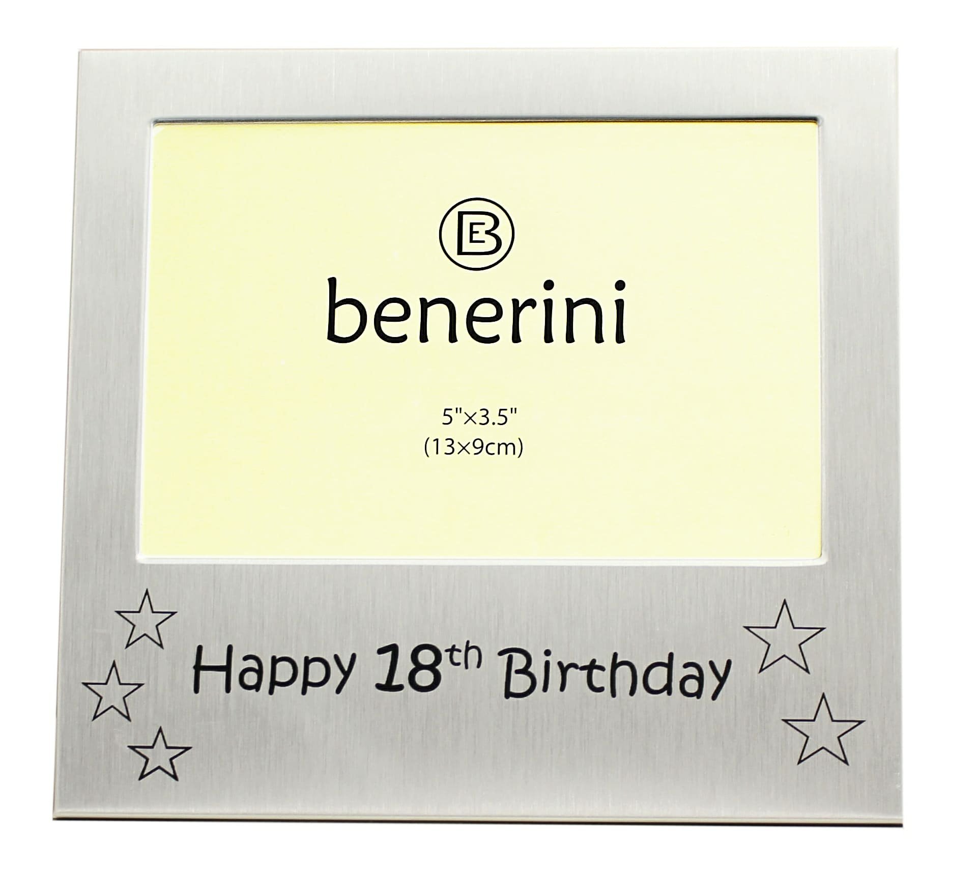 Happy 18th Birthday ' - Photo Picture Frame Gift - 5 x 3.5