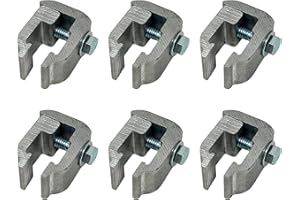 GCi Stronger by Design G-16 1.75 Bolt Pinch Clamps for Inside Mount Tonneau Covers (6 Pack). Made in USA with 6000 Series Structural Aluminum to Ensure Quality and Strength