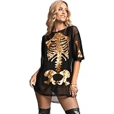 Tipsy Elves Women's Sequin Halloween Costume - Party Dress | Fully Sequined, Sparkle Design, Flattering Fit, Multiple Costume Styles, Premium Construction