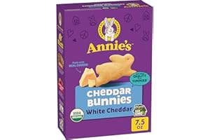 ANNIE'S HOMEGROWN Annie's Organic White Cheddar Bunnies Baked Snack Crackers, 7.5 oz