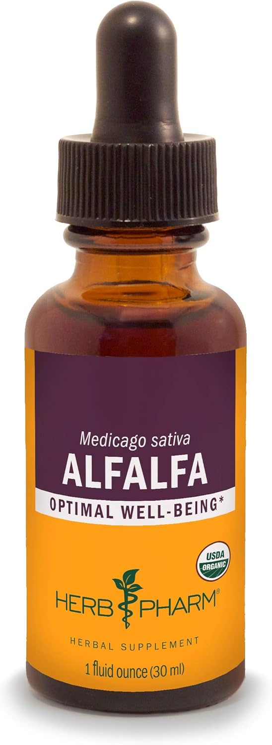 Herb Pharm Certified Organic Alfalfa Liquid Extract - 1 Ounce: Health & Personal Care