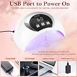 Kisspet 54W UV LED Nail Lamp Dryer 3 Timer Auto Sensor LCD USB Gel Nails view 5