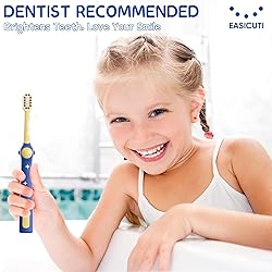EASICUTI Extra Soft Kids Toothbrushes 4 Pack, Space