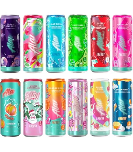 Amazon.com : Alan 10 different flavors 12 oz pack of 16. : Grocery
