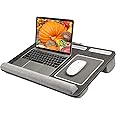 HUANUO Lap Desk - Fits up to 17 inches Laptop Desk, Built in Wrist Pad for Notebook, MacBook, Tablet, Lap Laptop Desk with Ta