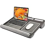 HUANUO Lap Desk - Fits up to 17 inches Laptop Desk, Built in Wrist Pad for Notebook, MacBook, Tablet, Lap Laptop Desk with Ta