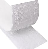 Blooven Hook and Loop Tape 5 m x 50 mm Self Adhesive White