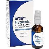 Bruder Hygienic Eyelid Solution Spray - Non-Irritating Pure Hypochlorous in Saline, Calm, Skincare, Daily Use Eyelid and Lash Cleanser, Eye Cleansing Spray (30mL)