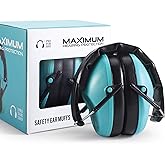 Pro For Sho 34dB Hearing Protection Ear Muffs – Highest NRR Compact Design Ear Protection for Loud Events & Sensory Use