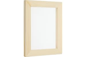 PATIKIL 7.1"x5.9" Wooden Paper Making Screen, Paper Making Mould Frame Papermaking Mould Deckle for DIY Paper Craft Dried Flo