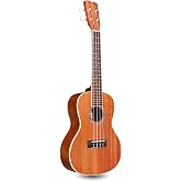 Cordoba 15CM Concert Ukulele - Hand Crafted With Mahogany Top, Back &amp; Sides, Authentic Abalone Rosette &amp; Satin Finish &amp; Premium Italian Aquila Strings - For Beginners &amp; Professionals