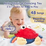 hahaland Sensory Toys Musical Crawling Crab Toy 6-12 Months view 3