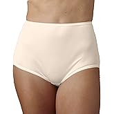 National Women's Nylon Tricot Panties Silky Smooth No-Show Full Coverage Panty (Pack of 6), 6-pk