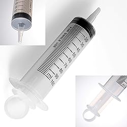2 Pack Large Syringes (100 ML), Plastic Garden