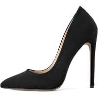Women's Snakeskin Stiletto Pumps - Pointed Toe High Heels For Party & Office
