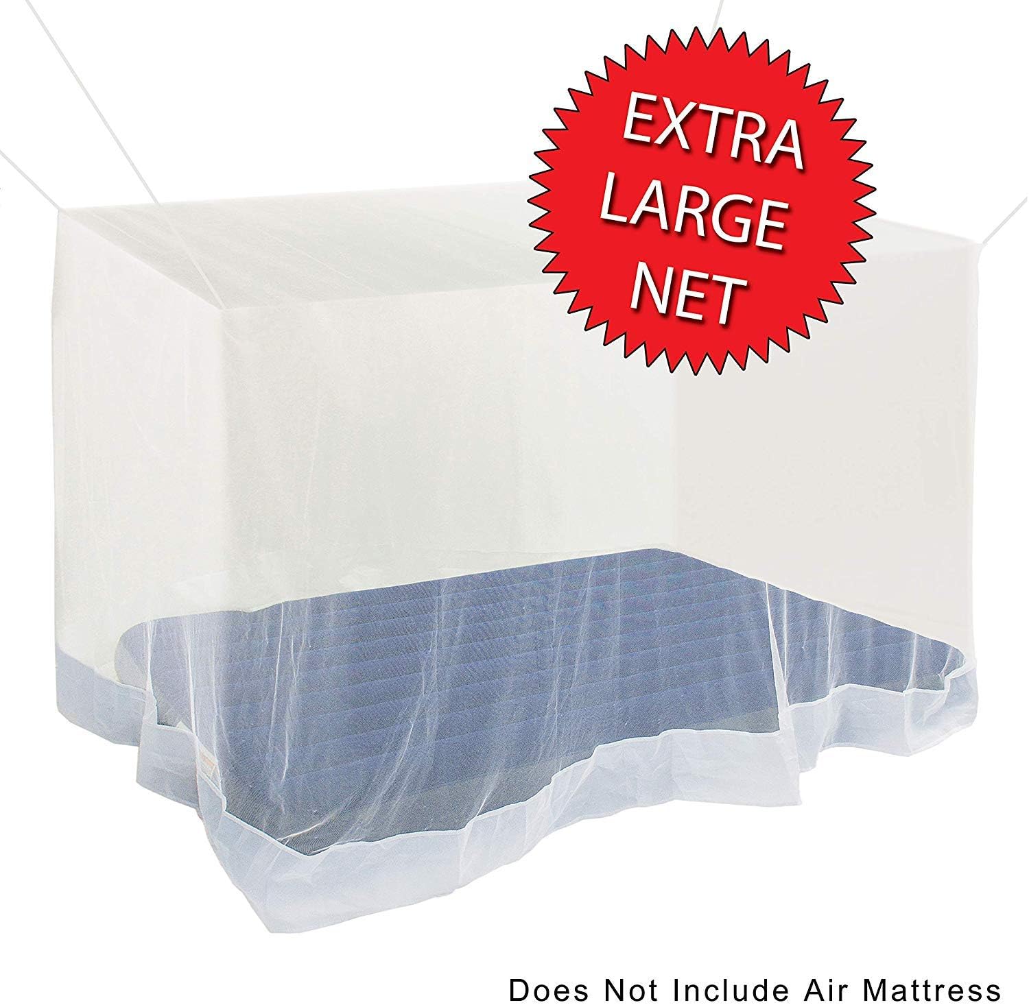 Alpine Grand Premium Mosquito Net Sleep Better Than Ever Knowing You are Bug-Free All Night Single Bed, Double Bed, Crib, Hammock or Camping Includes Hanging KIT & Backpack Carry Bag