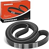 A-Premium Engine Serpentine Drive Belt Compatible with Chevrolet Cruze 2012-2015, Cruze Limited 2016 & Saturn SL 1992-2001, S