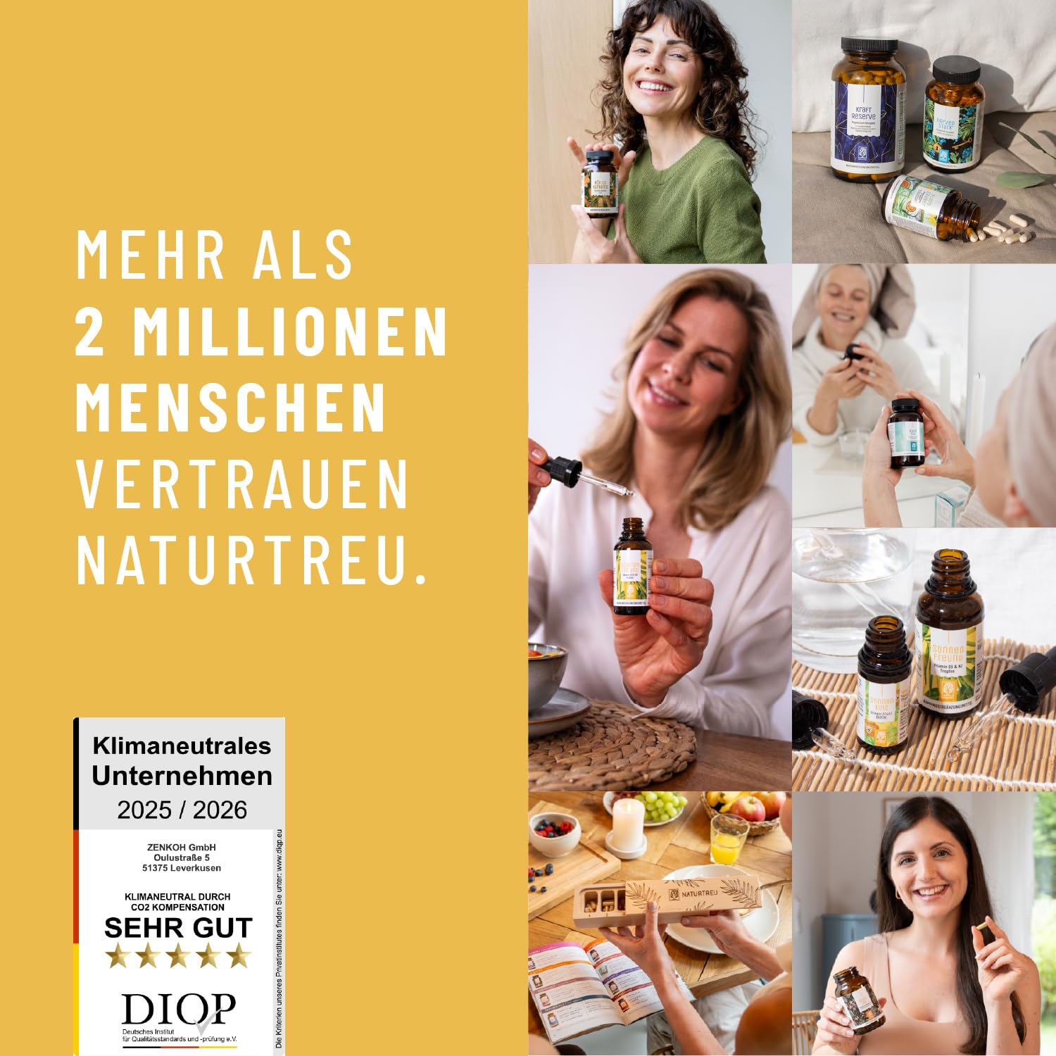 NATURTREU® Vitamin D3 K2 Tropfen hochdosiert & vegan - 100% pflanzlich (ohne tierisches Lanolin) - 1000IE Vitamin D + Vitamin K2 - Sonnenfreund 8