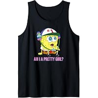 Nickelodeon SpongeBob SquarePants 'Vibe With Me' Junior's Racerback Tank Top – Women's Cartoon Graphic Shirt