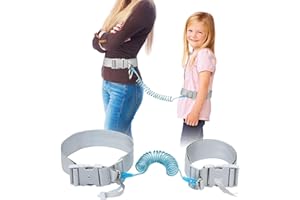 JXM Upgraded Child Waist Harness with Lock for Hands-Free Safety Walking, Adjustable Waist Tether for Big Kids with Autism Special Needs ADHD, Child Elopement Leash for Outdoor Travel