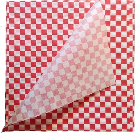 Amazon.com: Papel seda, color rojo y blanco de calidad ...