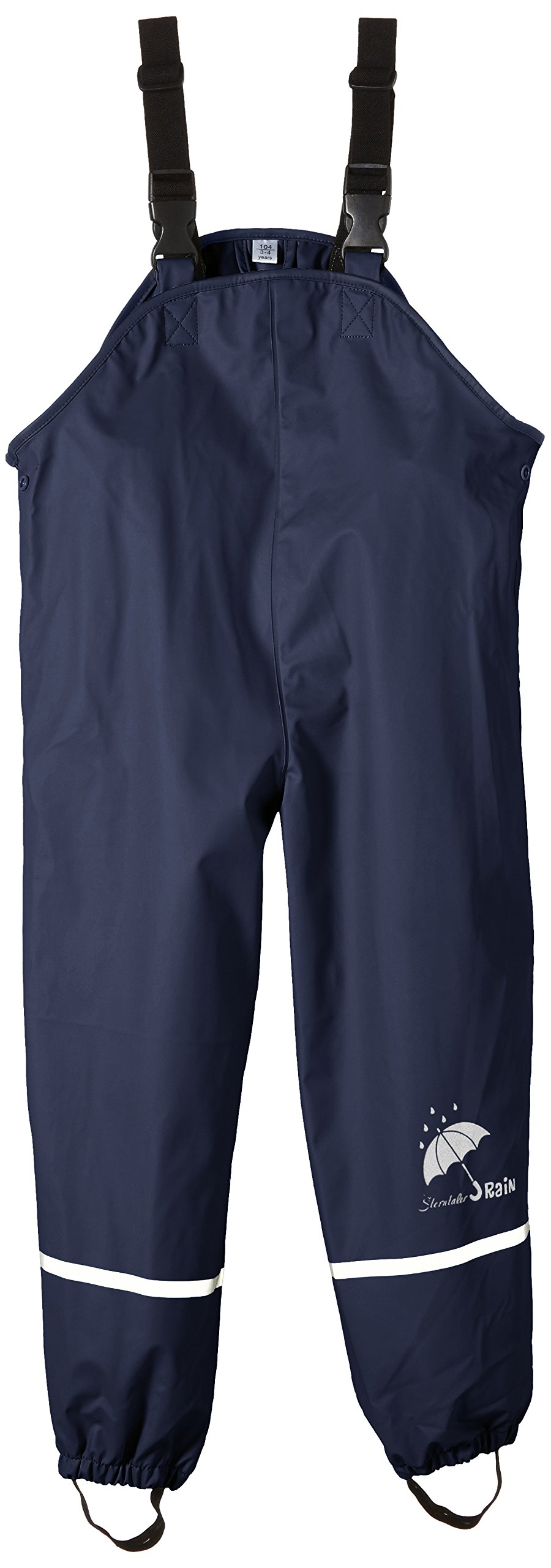 Sterntaler Children's Rain Trousers, Unlined, Age: 7-8 Years, Size: 128, Blue