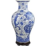 China Ming Style 19 Antique Like Finish Retro Blue and White Porcelain Ancient Figures Temple Ceramic Ginger Jar Vase L4 Jingdezhen 