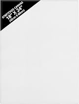 BELLE VOUS 4 Pack Blank Canvas 45 x 60 cm Pre-Stretched Large Canvases view 8