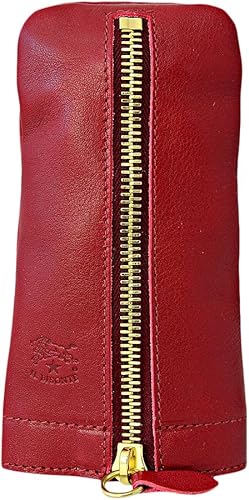 Amazon イルビゾンテ Il Bisonte イルビゾンテ ２連キーリング キーケース スマートキー対応 レザー Cowhide Leather C1013 P 245 Rosso ロッソ レッド系 並行輸入品 Il Bisonte イルビゾンテ キーケース