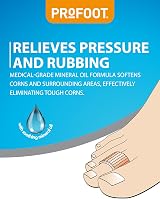 PROFOOT Soft Gel Corn Wraps Toe Protection Cushioning Relief Washable Reusable view 3