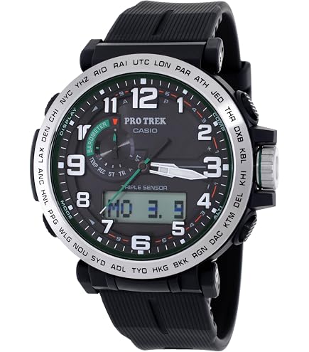 Amazon.com: Casio Men's PRO Trek Stainless Steel Quartz Watch with