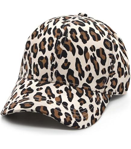 Amazon.com: Hesaco Y2k Unisex Leopard Print Hat for Women and Men